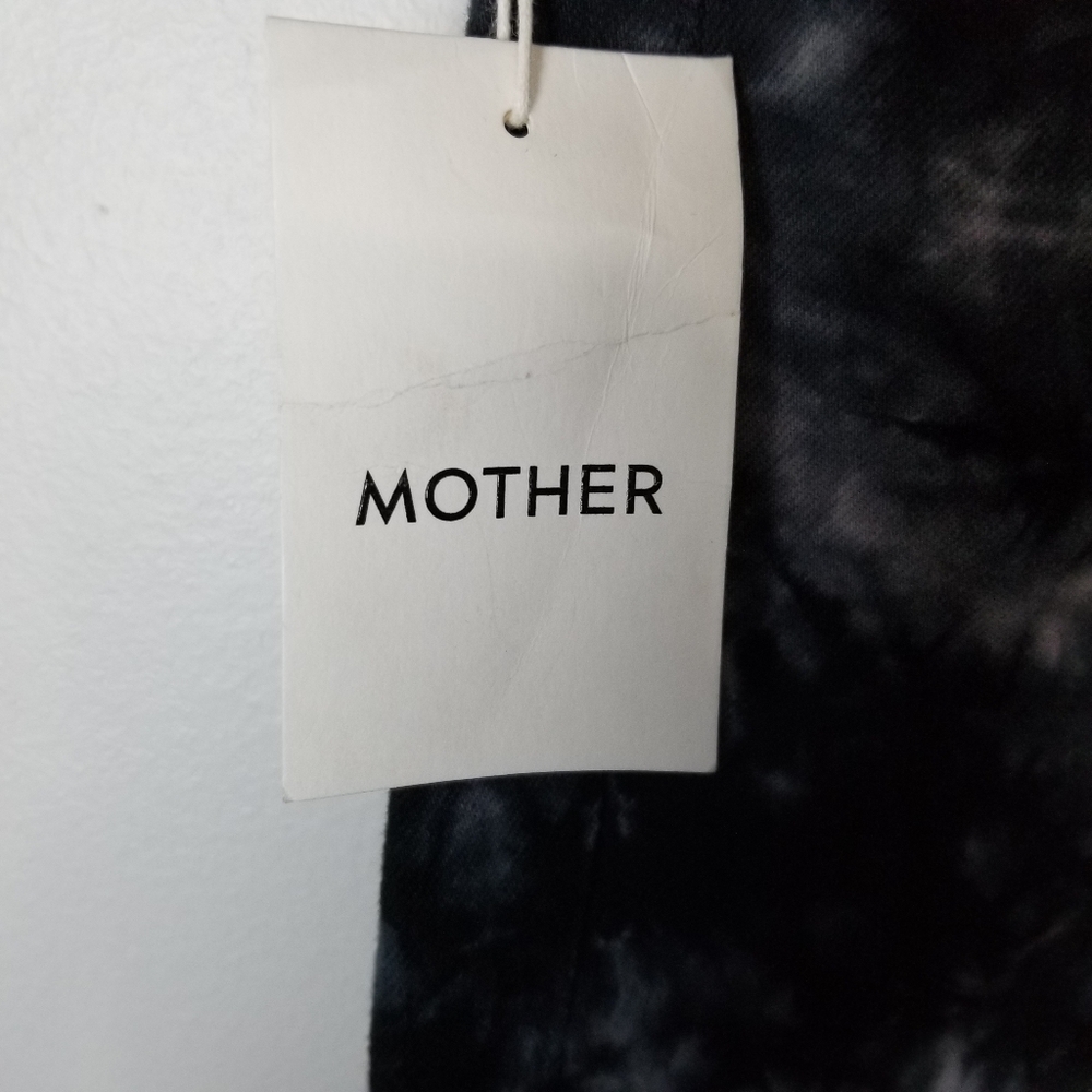 NWT Mother The Super Swooner Winding Path Tie Dye Jeans Sz 25 - Picture 4 of 9